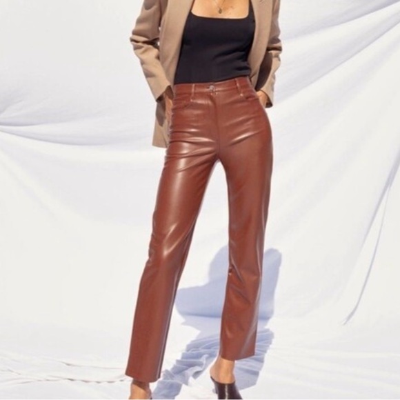 Aritzia Pants - Aritzia The Melina Pant Vegan Leather Pants